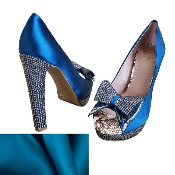 Vince Camuto Shoes - VINCE CAMUTO RHINESTONE HEELS SIZE 10